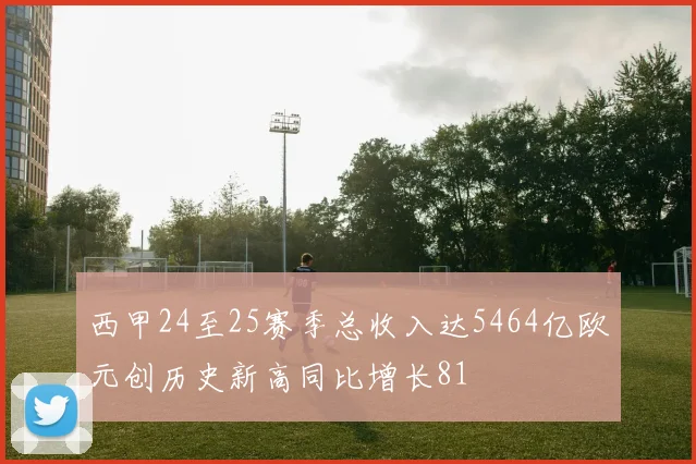 西甲24至25赛季总收入达5464亿欧元创历史新高同比增长81